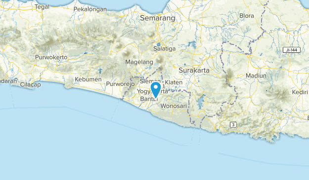 Yogyakarta, Indonesien Map