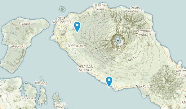 Sumbawa, Indonesia Map