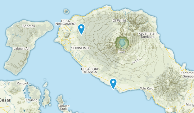 Sumbawa, Indonesia Map