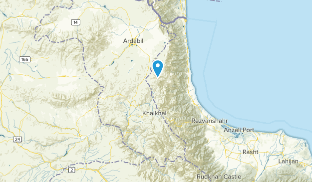 province d'Ardabil, Iran Map