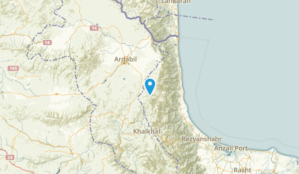 Gilan, Iran Map