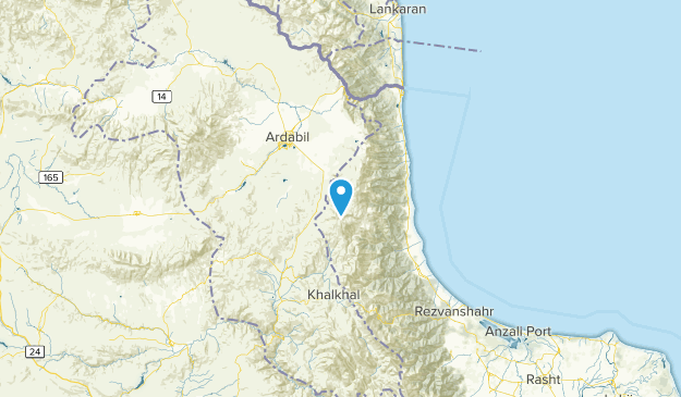 Gilan, Iran Map
