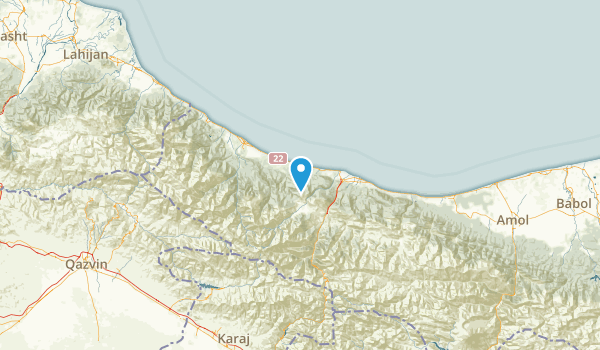 Mazandaran, Iran Map