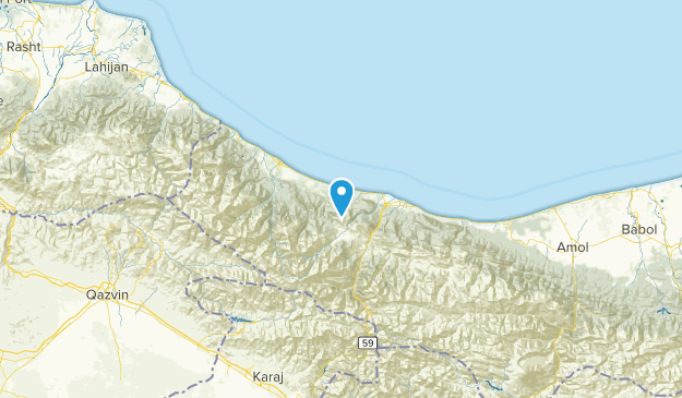 Mazandaran, Iran Map