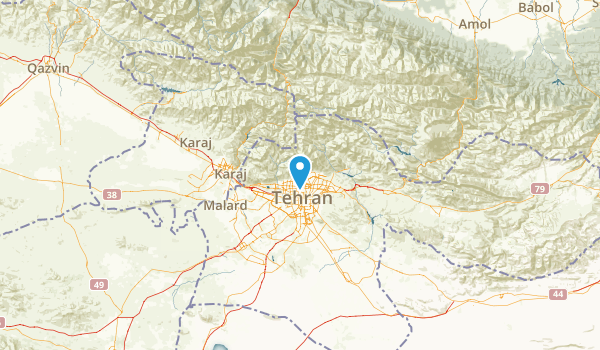 Tehran, Iran Map