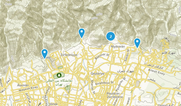 Tehran, Iran Map