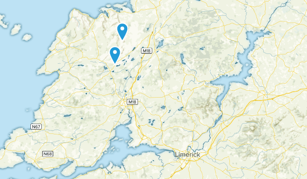Clare County, Ireland Map