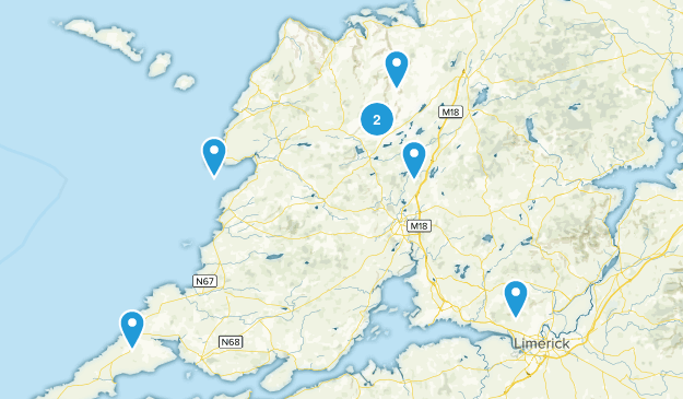 Clare County, Ireland Map
