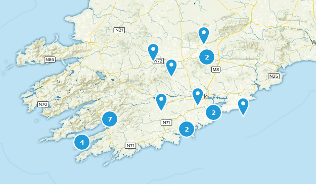 County Cork, Irland Map