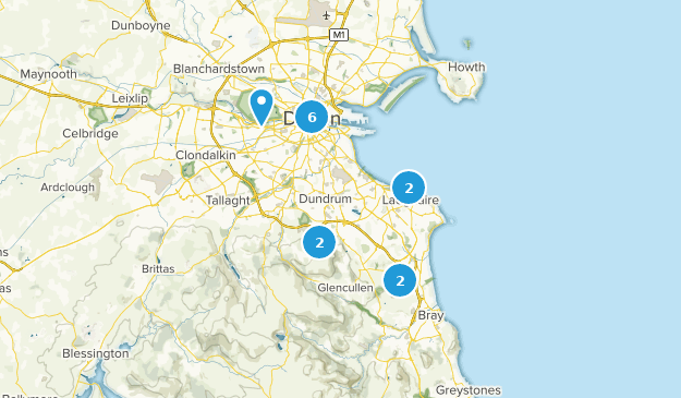 County Dublin, Ireland Map