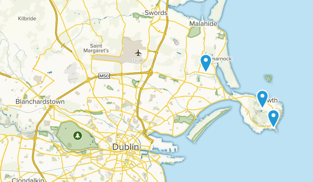 County Fingal, Ireland Map