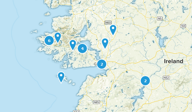 County Galway, Ireland Map