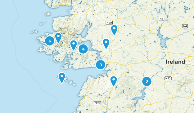 County Galway, Irland Map