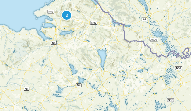 Leitrim, Irland Map