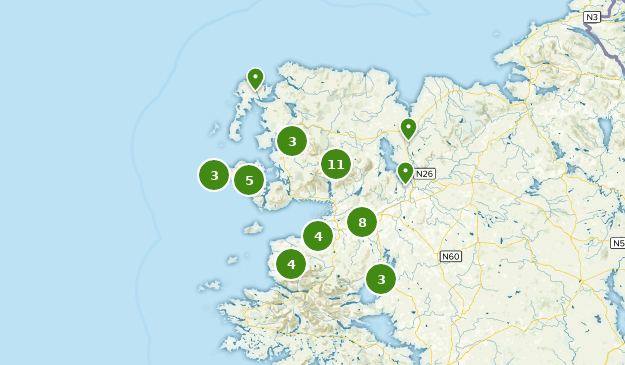 County Mayo, Ireland Map