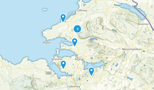County Sligo, Ireland Map