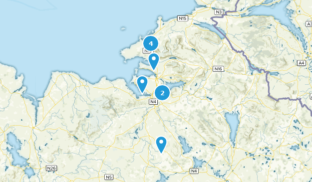 County Sligo, Irland Map