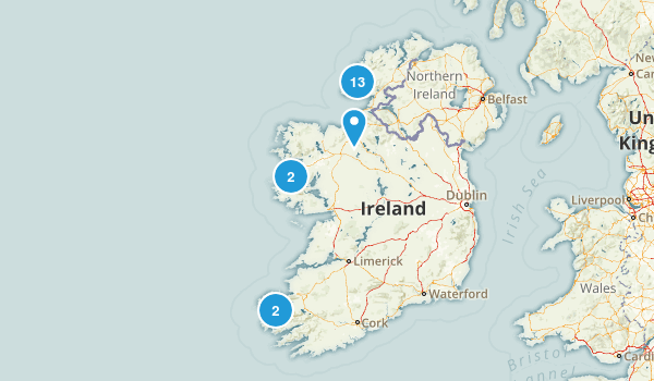 Donegal, Ireland Map