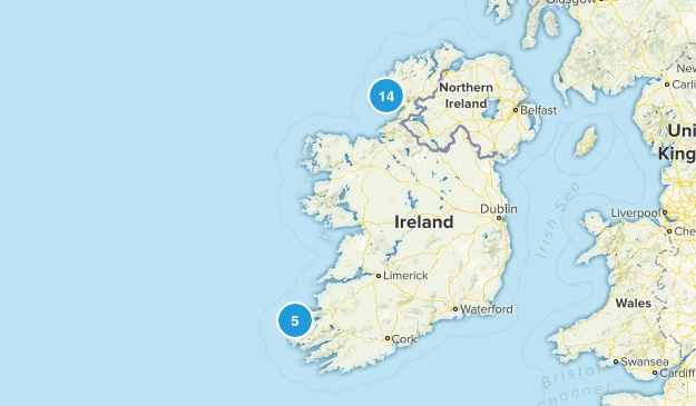 Donegal, Ireland Map