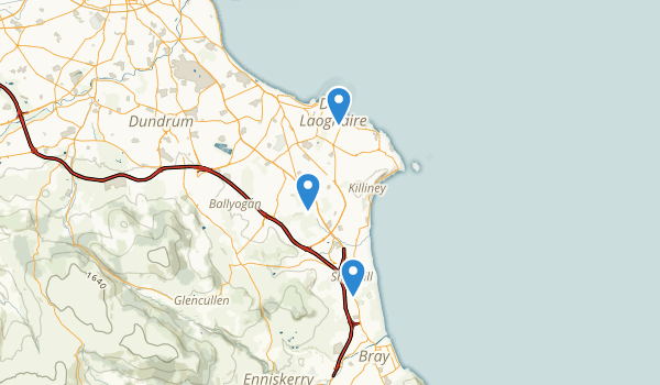 Dunlaoghaire-Rathdown, Ireland Map