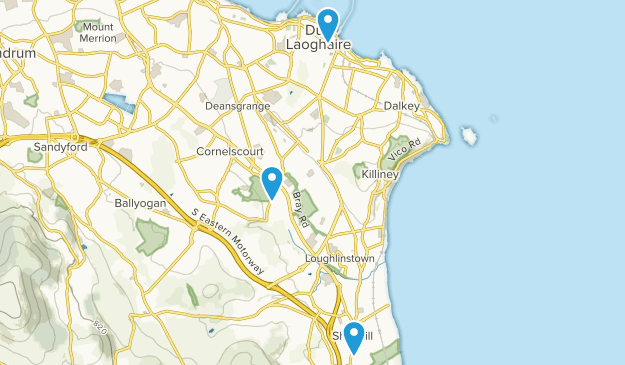 Dunlaoghaire-Rathdown, Ireland Map