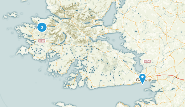 Galway City, Ireland Map