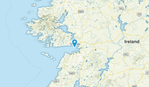 Galway City, Ireland Map