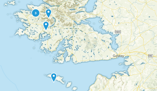 Galway County, Ireland Map