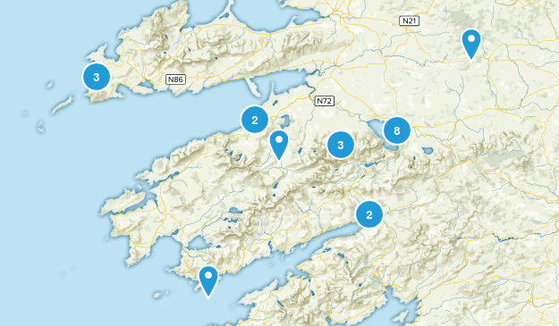 Kerry, Ireland Map
