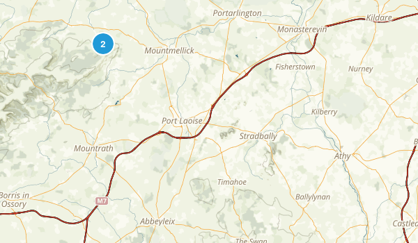Laois County, Ireland Map