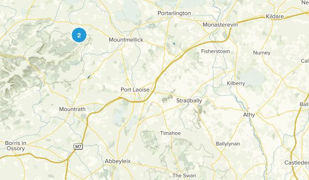 Laois County, Ireland Map