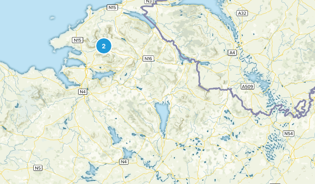 Leitrim County, Ireland Map