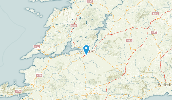 Limerick City, Ireland Map