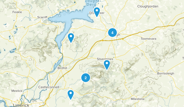 North Tipperary, Ireland Map