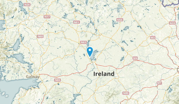 Roscommon, Ireland Map