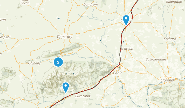 South Tipperary, Ireland Map