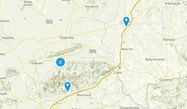 South Tipperary, Ireland Map