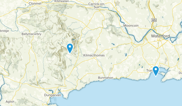 Waterford County, Ireland Map