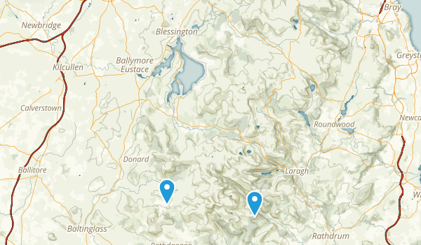 Wicklow County, Ireland Map
