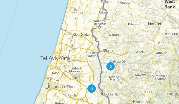 Central, Israel Map