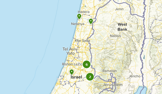Central District HaMerkaz, Israel Map