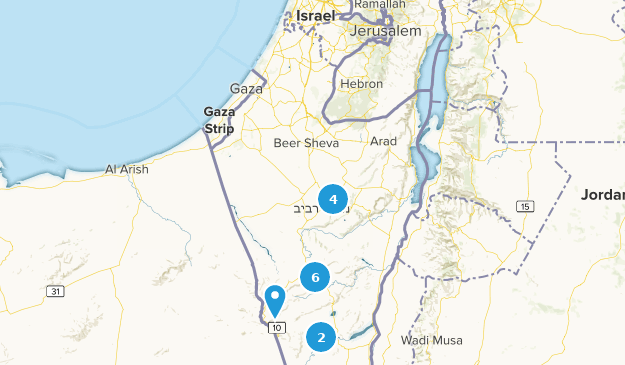 Gan HaDarom, Israel Map