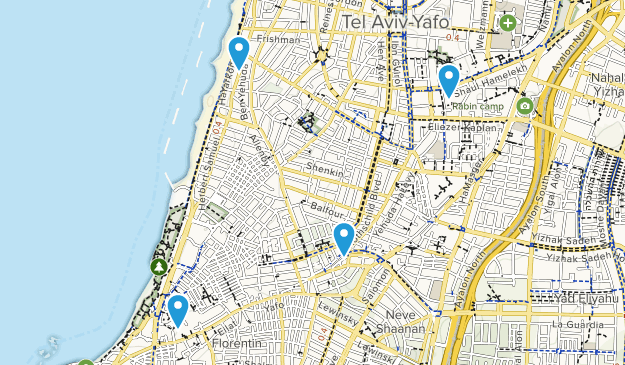 Gush Dan, Israel Map