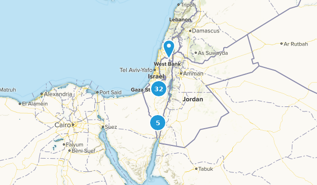 HaDarom, Israël Map