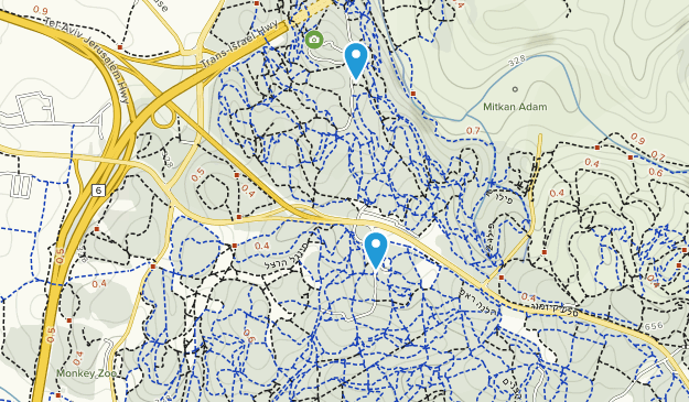 HaMerkaz, Israël Map