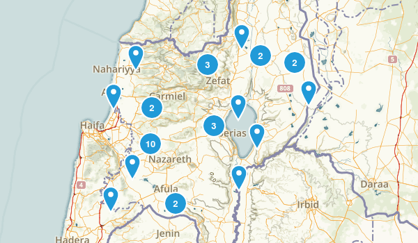 HaZafon, Israel Map