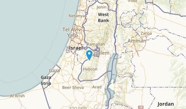 Jerusalem District, Israel Map