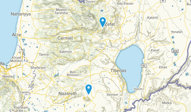 Northern, Israel Map