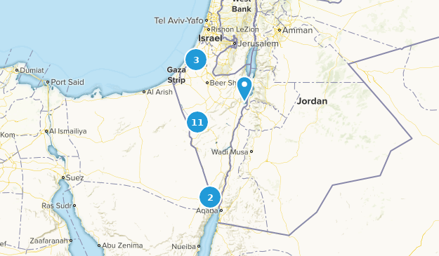 Southern, Israel Map