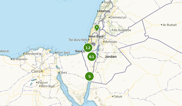 Southern District HaDarom, Israel Map